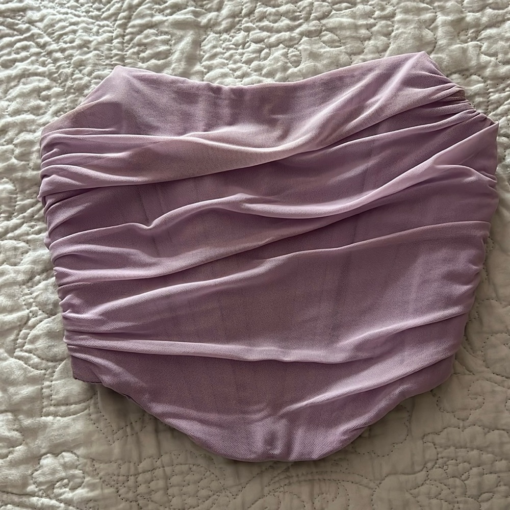 Corset top purple